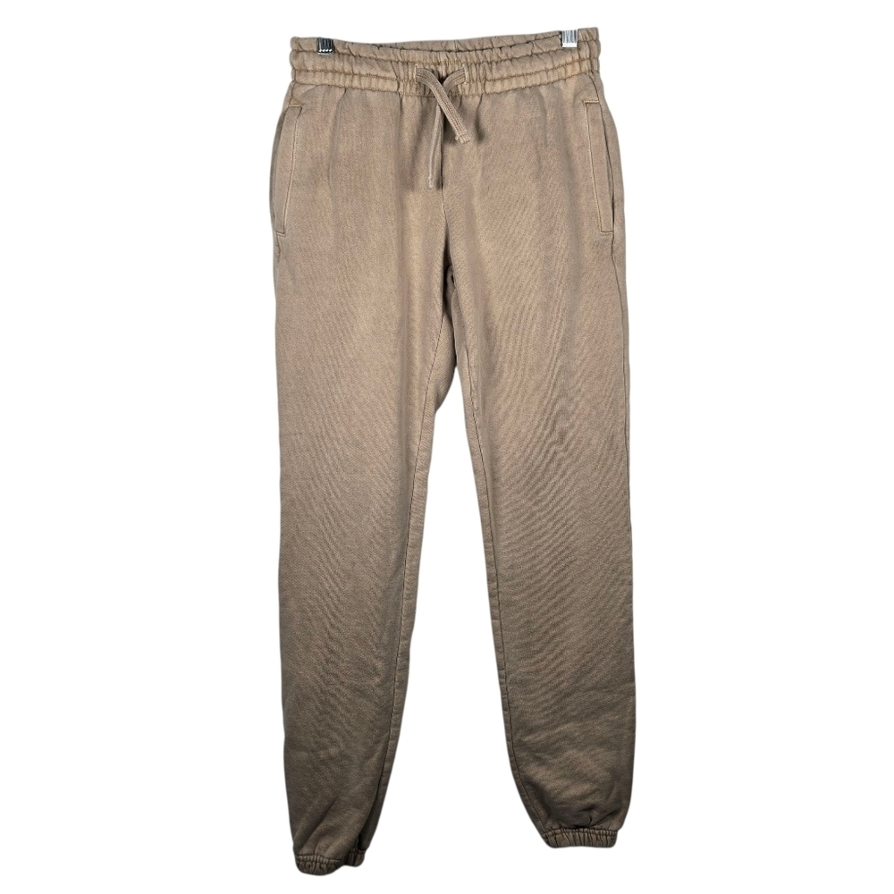 TALENTLESS Men's Beige Heavyweight  Jogger Pants Size XS 100 % Cotton